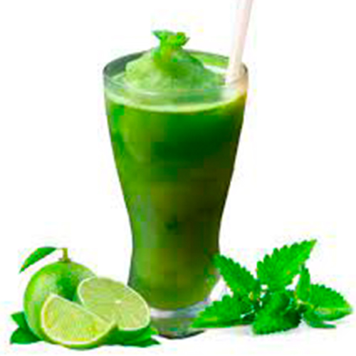 Limonada Frappe con hierba buena