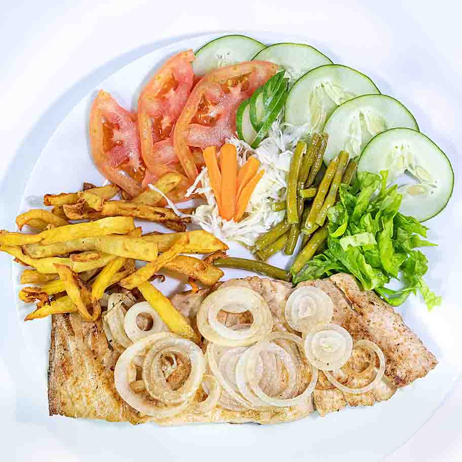 Filete de Pescado al ajillo