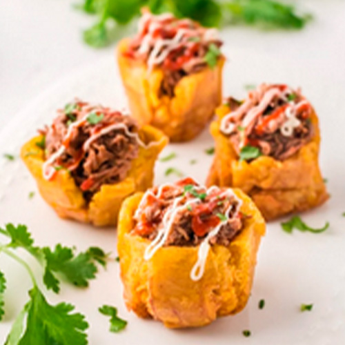 [M24-001001] Tostones rellenos mixtos