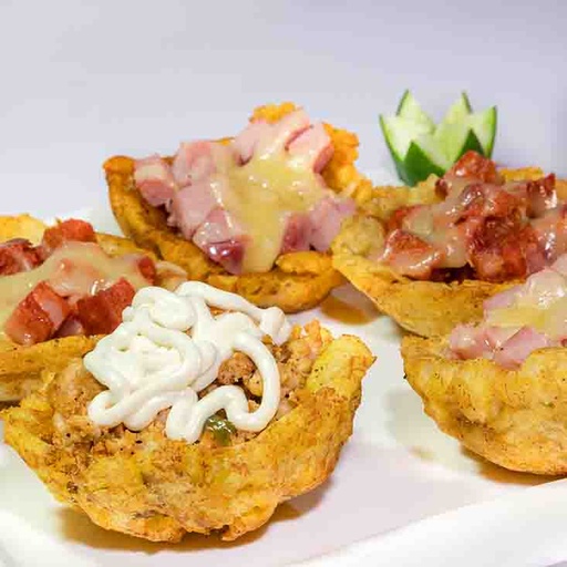 [M24-001002] Tostones rellenos variados